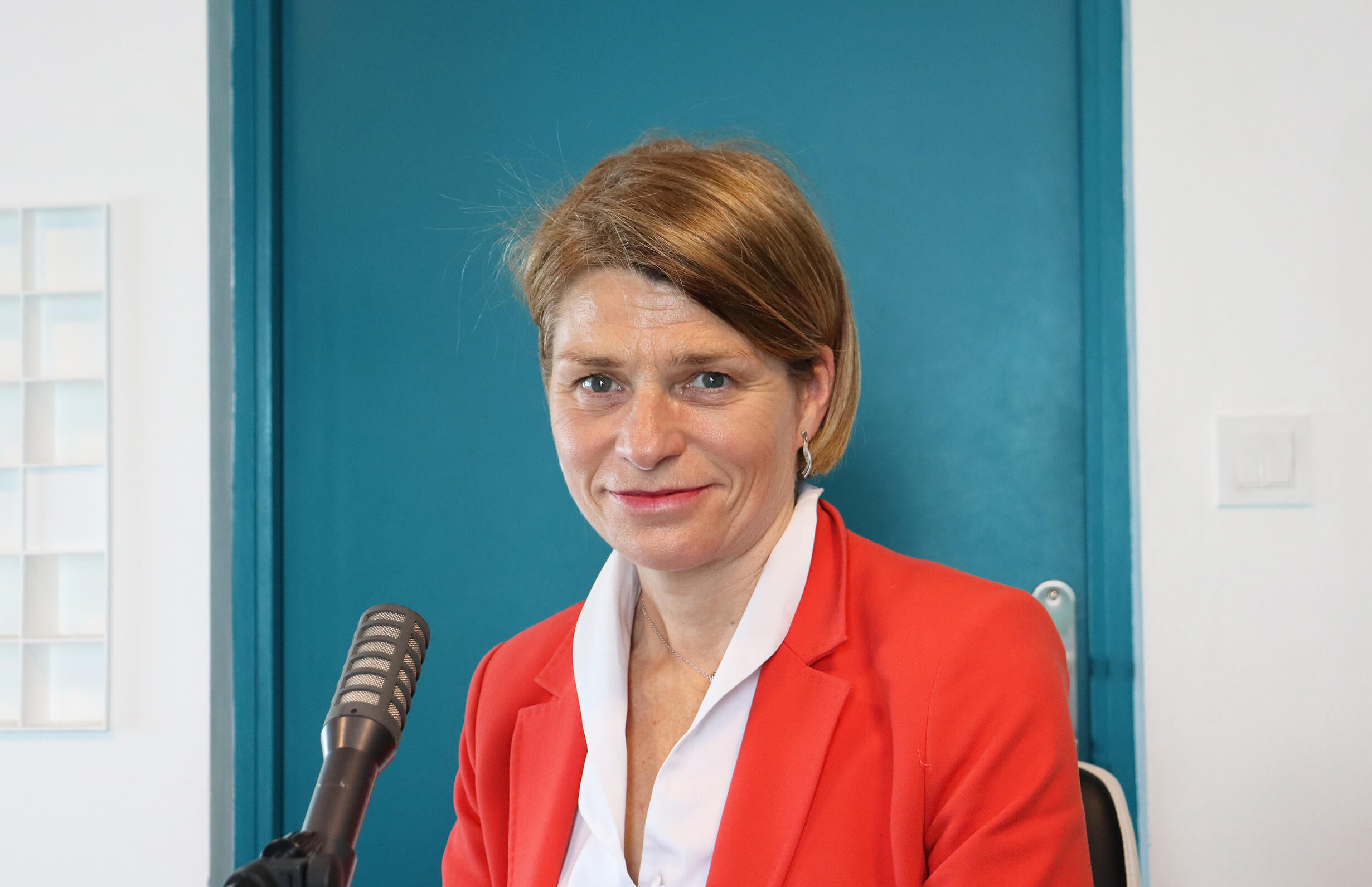 Ce jeudi, Isabelle Le Callennec, candidate aux régionales, tête de